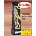 TROPHÉE METAL PVC rèf ABS201 23cm